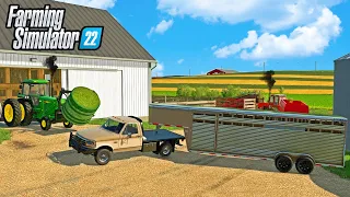 Starting a $2,500,000 Cattle Farm | Farming Simulator 22