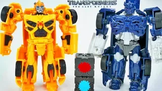Transformers All Spark Tech Barricade Bumblebee Change in 5 Steps The Last Knight toys