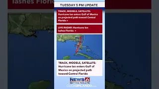 TUESDAY 5 PM UPDATE | Hurricane Ian churns on a collision course with Florida