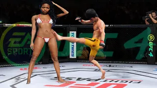 UFC4 Bruce Lee vs. Lola Chuil EA Sports UFC 4