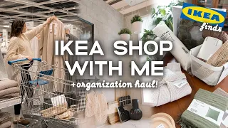 IKEA SHOP & ORGANIZE WITH ME | Adding Storage To Our Kitchen & Pantry (+ Cute Decor Finds!) 🧺