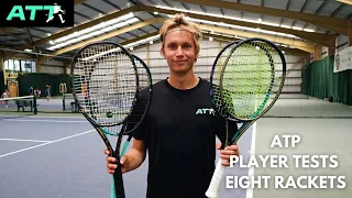 ATP Player Tests Eight Different Rackets and Picks his Favourite