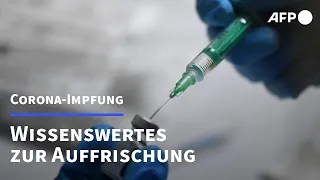 Corona-Impfung: Wissenswertes zur Auffrischung | AFP