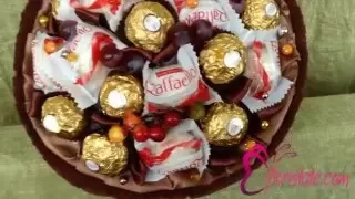 Букет из конфет Ferrero Rocher и Raffaello KF-16