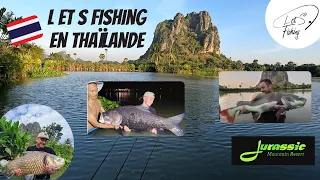 L et S Fishing // Pêche en Thaïlande à Jurassic Mountain Resort. Exotic fishing Thailand