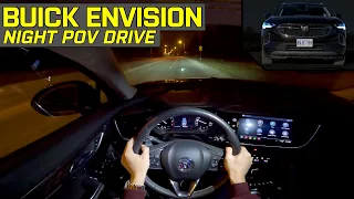 LED HEADLIGHTS TEST! - Buick Envision Avenir AWD - POV Test Drive