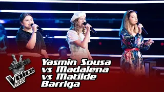 Yasmin de Sousa vs Madalena Castro Fernandes vs Matilde Barriga | Batalha | The Voice Kids