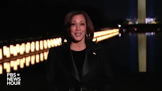 WATCH: Kamala Harris makes first speech as vice president, urges country to 'see beyond the crisis'