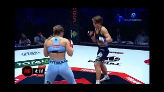 Full fight  Kateryna Shakalova VS Julia Kutsenko. Шакалова Куценко FEN 38.