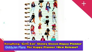 RongRong "Girls Can" Skinny Happy Planner Flipthrough - March 2020 - The Happy Planner's New Release