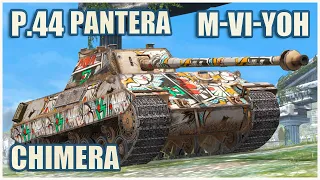 P.44 Pantera, M-VI-Yoh & Chimera • WoT Blitz Gameplay