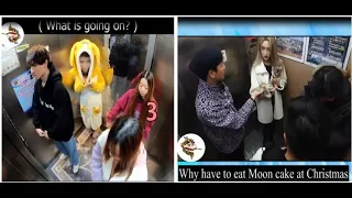 Korean Pranks : Very funny elevator pranks video compilations!