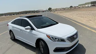 Hyundai Sonata Pearl White 2015 Panoramic (Limited) Canadian Spec For sale +971552121203