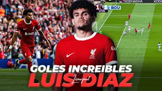 GOLES DE LUIS DIAZ CON EL LIVERPOOL QUE IMPRESIONARON AL MUNDO