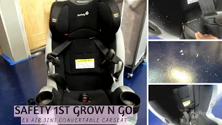 SAFETY 1ST GROW N GO EX AIR 3IN1 CONVERTIBLE CAR SEAT CLEAN | Disassemble and reassemble Safety 1st