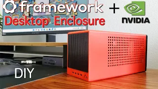 Crafting a Framework Desktop: The Mainboard & GPU Enclosure Build!