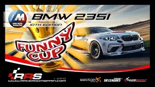 RaceRoom Spain 🏆 FUNNY CUP BMW 235i 🏁 Race 3 Sonoma Raceway GP (2020)