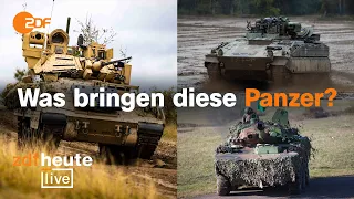 So verändern die Panzerlieferungen aus dem Westen den Ukrainekrieg I ZDFheute live