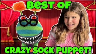 The Best Of The Crazy Sock Puppet! Puppet Controls Her, What's Inside The Sock Puppet