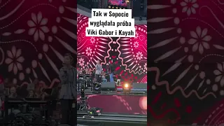 Próba Viki Gabor i Kayah na Top of The Top Sopot Festival 2021 #shorts
