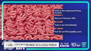 Ground beef sold at this Publix store should be thrown out or returned