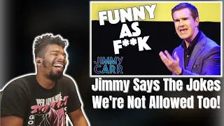 AMERICAN REACTS TO Jimmy Remembers Sean Lock & Carrot In A Box | Jimmy Carr
