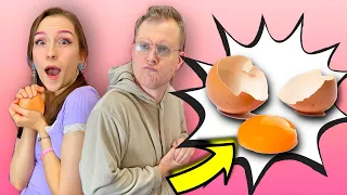 NIE ROZBIJ JAJKA CHALLENGE!!🥚🍳😱🤯