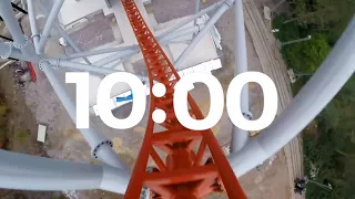 10 MINUTE TIMER with ALARM: TALLEST ROLLER COASTER