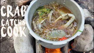 GIANT LAND CRAB Catch and Cook on beach | Jamaica Vlog