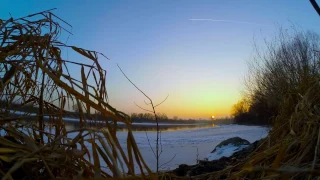 Sunset timelapse Arad Romania