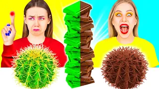 Défi Chocolat vs Réalité Nourriture #7 | Défi du chocolat par BooBoom Challenge