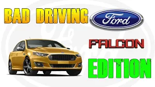 Aussiecams - AUSTRALIAN DASH CAM BAD DRIVING Ford Falcon style!