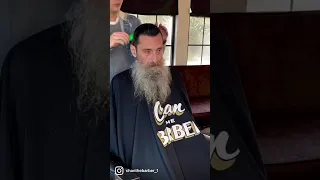 Years without haircut! Homeless man transformation ! 💈 #barber #inspiration #love #transformation