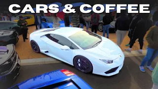 PURE ENGINE SOUNDS at the Largest Cars & Coffee Event Yet!!