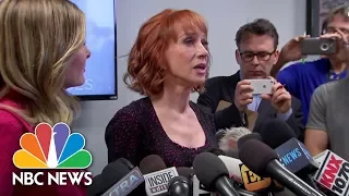 A Tearful Kathy Griffin On President Donald Trump Reaction To Photoshoot: 'He Broke Me' | NBC News