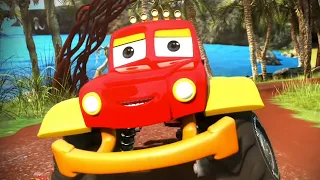 Haunted House Monster Truck Island | Car Videos for Children | Car Cartoons | Monster Truck Dan