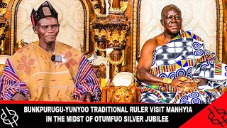 🔥BUNKPURUGU-YUNYOO🔥 TRADITIONAL CHIEF VISIT MANHYIA IN THE MIDST OF OTUMFUO SILVER JUBILEE
