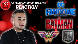 Reacting to the DC Fandome Movie Trailers (The Batman, Wonder Woman 1984, Justice League)