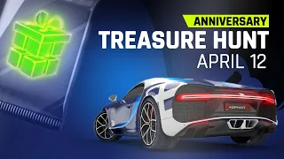 Asphalt 9 TREASURE HUNT - April 12 - Daily Alert For Location of Anniversary Treasure Hunt