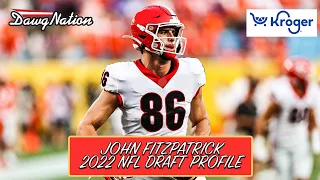 John FitzPatrick: 2022 NFL Draft profile of Georgia football tight end