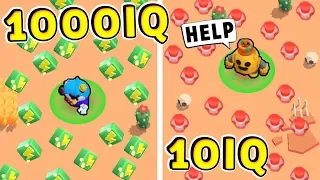 TROLL 1000 IQ vs NOOB 10 IQ !!! Funny Moments Brawl Stars #28