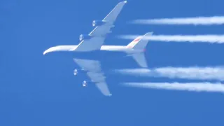 @BritishAirways @airbus #a380 passing over Southeast Kansas