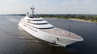 Final Seatrial before Delivery - Project Blue by Lürssen (Second Biggest Yacht in the World)