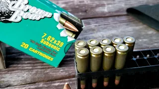 Review of the 196 gr subsonic 7.62 x 39 Brown Bear Ammo