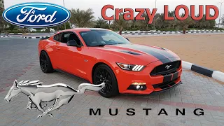 Ford Mustang 5.0 V8 (426 hp) Custom Exhaust ( Crazy Loud ) - Очень громкий звук выхлопа