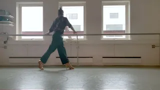 Max Makowski Tango Follower's Heels Technique -  'El Huracán' - Tekla Gogrichiani