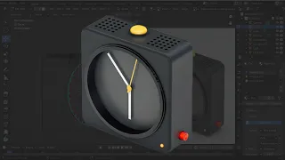 How to make 3D Product Design Braun Clock in Blender 3.0 [Tutorial]