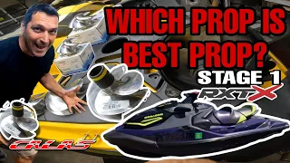 Which Prop Works Best? Solas Prop VS Stock Prop + 2021 SeaDoo RXTX Stage 1 | Project Barney jetski