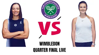 Iga Swiatek vs Elina Svitolina | Wimbledon 2023 | Quarter Final Live