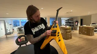 GIBSON EXP DAVE MUSTAINE UNBOXING